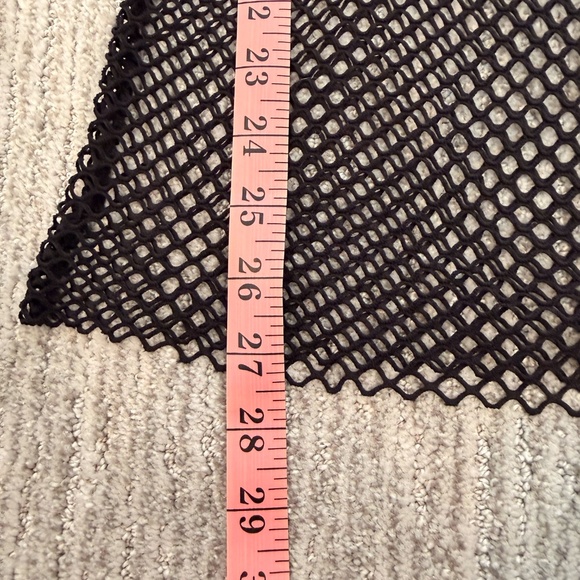 NWOT  DOLCE & GABBANA VTG 1990s Sheer Mesh 3/4 Sleeve Size 44  Goth - Picture 12 of 12